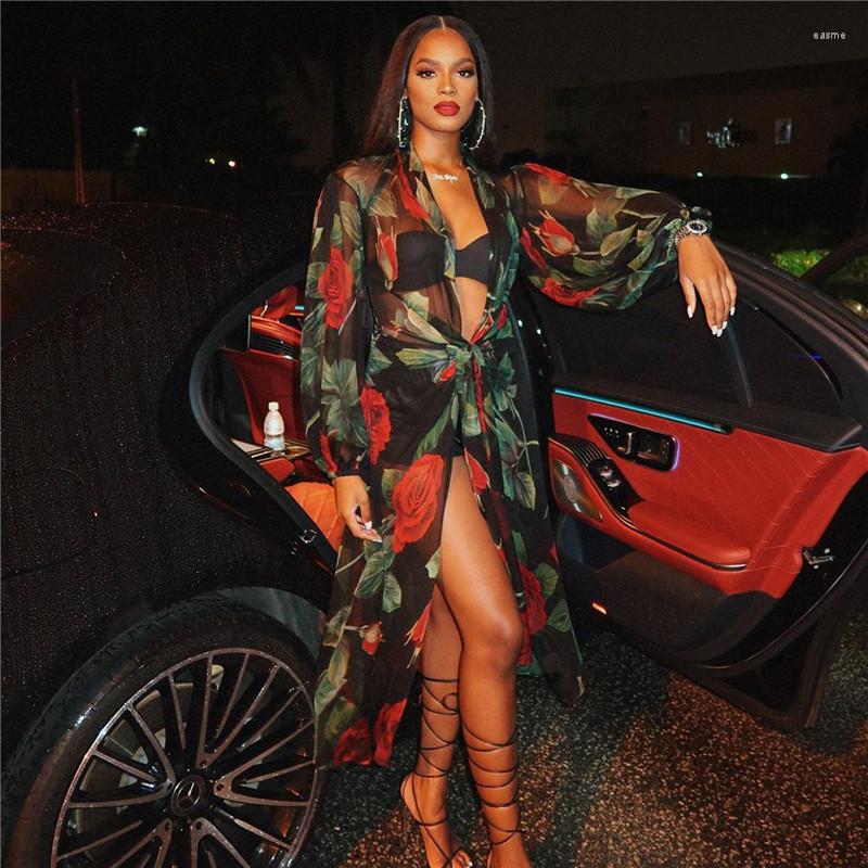 

Casual Dresses Women' Spring And Summer -selling Long-sleeved Fashion Sexy Temperament Tight-fitting Perspective Ladies Dress, Multi