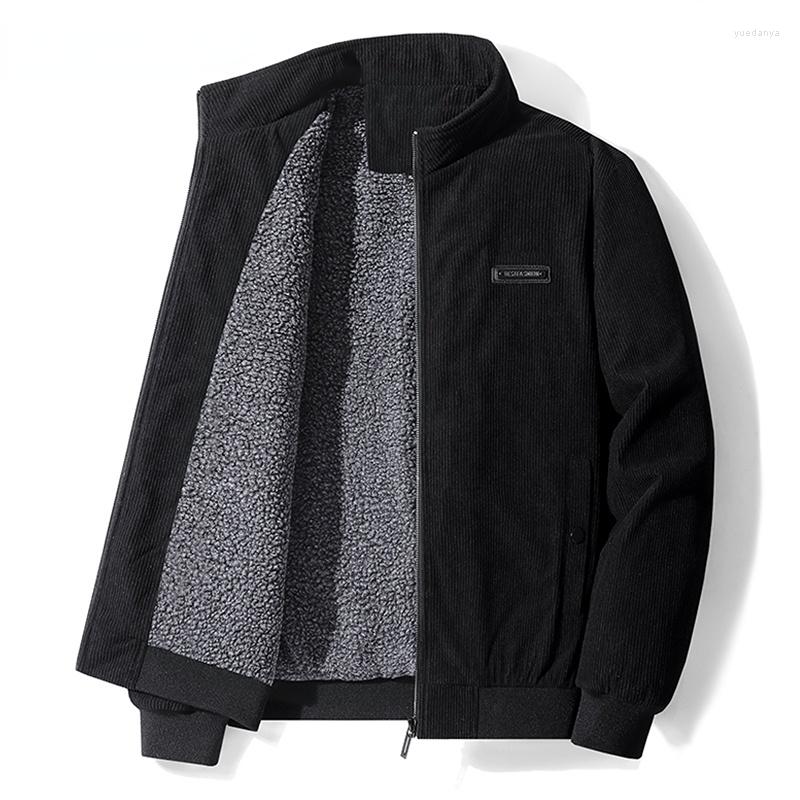 

Men' Jackets Men 2023 Winter Brand Thick Warm Fleece Jacket Fashion Windproof Outdoor Coat Autumn Outwear Classic Casual, Black