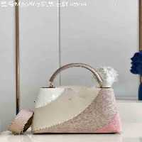 

Briefcases M59863 Capucines Bb Handbag Luxury Brand Designer Men Woman Real Leather Totes Shoulder Bags Backpacks Pouches Wallets Purse ZZ01