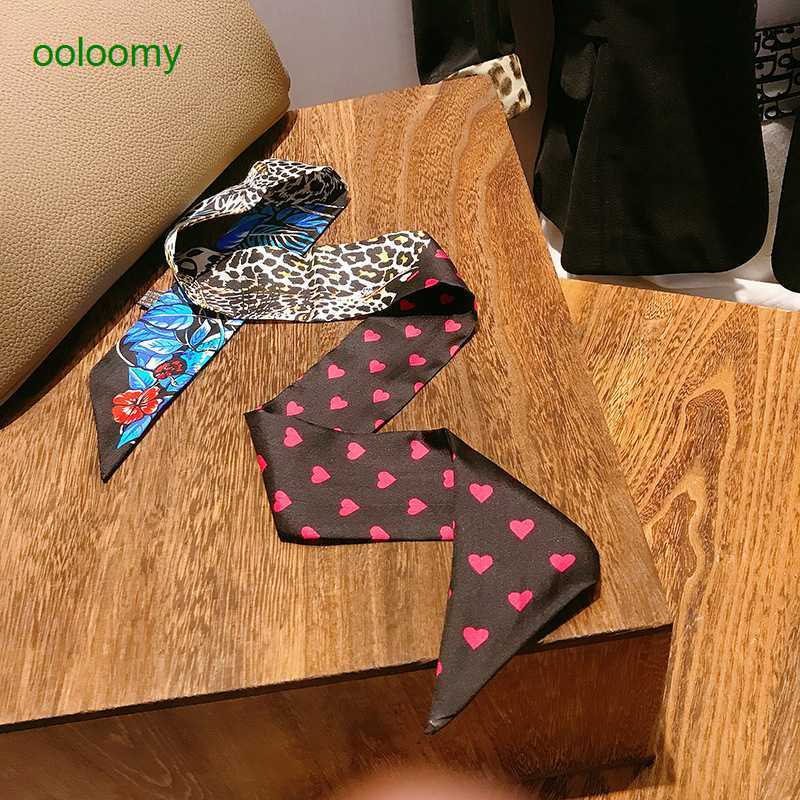 

Hemres Designer Cravat Multi Functional Silk Twill Small Scarf Mulberry Slender Ribbon Women's Multiple Colors Available WTKU