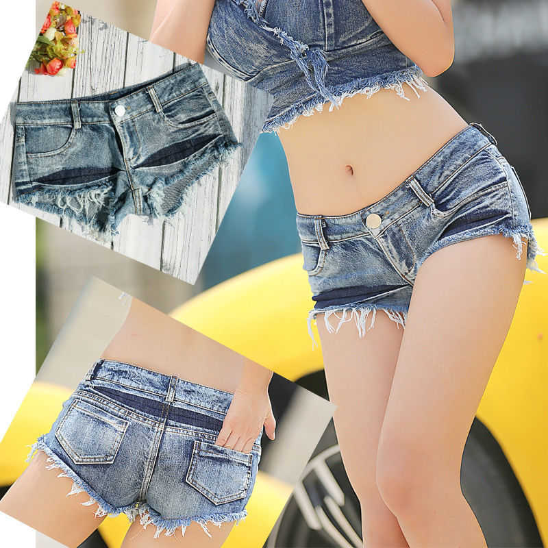 

Women's Shorts New Denim Shorts Women's Summer Light Color Low Waist Short Jeans Feminino AA230508, Beige