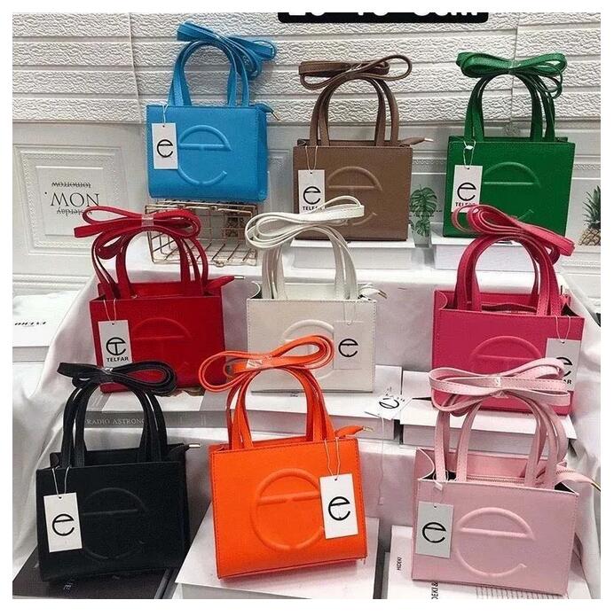 

HOT Designer Telfars Shoulder Bags Mini Tote Bags Luxury Crossbody Women Shopping Bag Handbags Fashion Pink Black Purse Satchels Bag, Outer packing bag