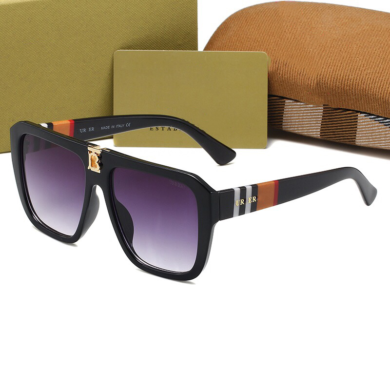 

Luxury designers sunglasses For Women Unisex Designer Goggle summer Beach Sun Glasses Retro Frame Luxury Design UV400 With Box 7 colors