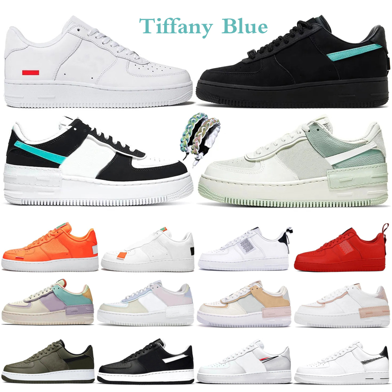 

Designer Runing shoes airforce one 1s 1 low 07 Platform sneakers af 1 Shadow White black Flax Just Orange Utility Red Wheat classic Mens trainers sports, #4 36-45