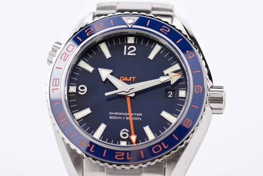 

43.5MM large dial GMT Ceramic bezel Men's watch sapphire top quality Montai Luxury blue and black Tai Chi waterproof automatic movement premium watch, Color