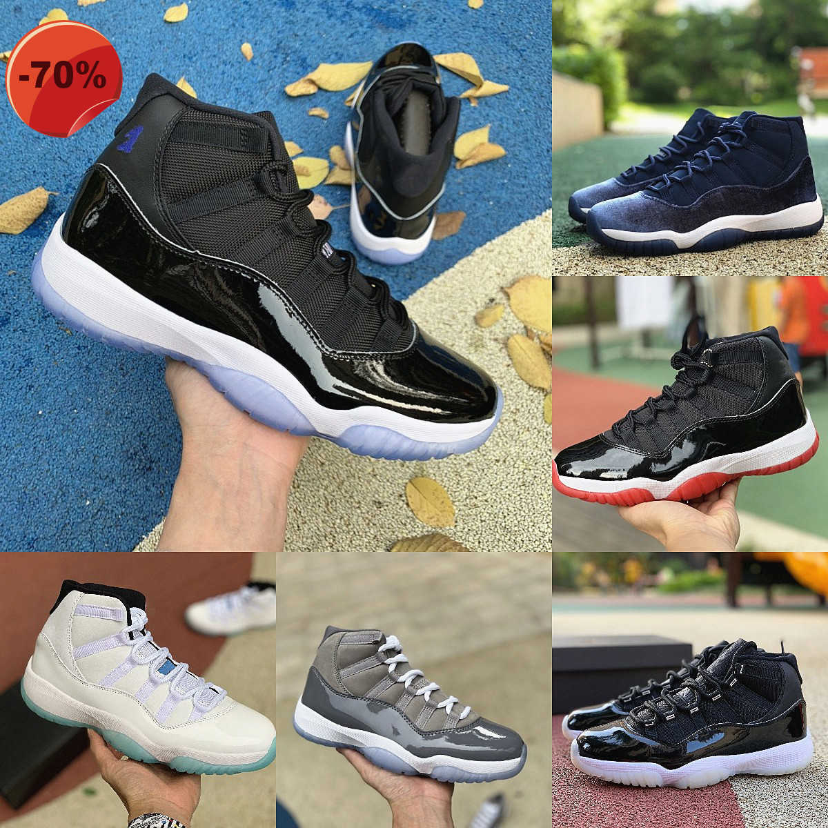 

Sandals With Box 2023 Jubilee 11 11s High Basketball Shoes Jumpman Men Women COOL GREY Midnight Navy Playoffs Bred Space Jam Legend Gamma Blue Concord 45 Low Columbia
