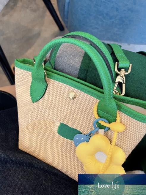 

Wholesale Straw Bag Cowhide Horse Embroidery Color Matching Dumpling Bags Shoulder Bags Women's Small Mini Handbag, 00