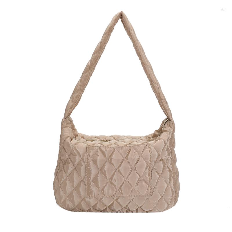

Evening Bags Large Capacity Shoulder Bag For Women Casual Travel Crossbody Canvas Tote 2023 Designer Handbags Sac, White