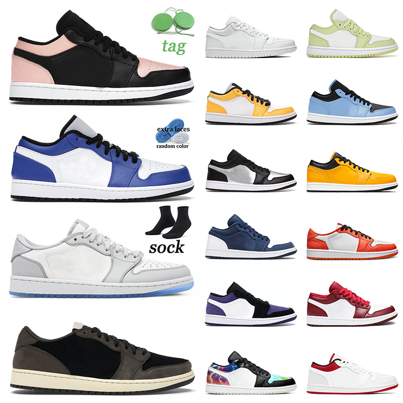 

Jumpman 1 Basketball shoes Running shoes Mens Women Game Royal di TS 1.0 Mocha Tear Away Silver Pollen Court Purple Low Noble Red Ceramic Black White Black Cream, B35 36-46 arctic punch