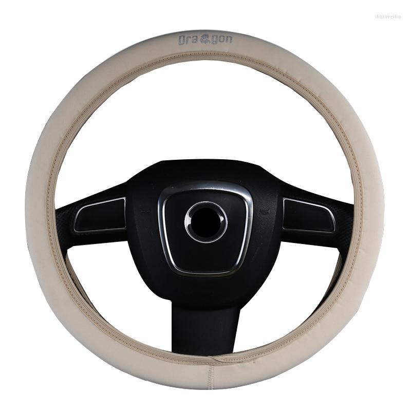 

Steering Wheel Covers Dragon Style Car Braid Cover Without Inner Ring Wrap For 37-38CM/14.5"-15" M Size Auto Accessories Grip Case