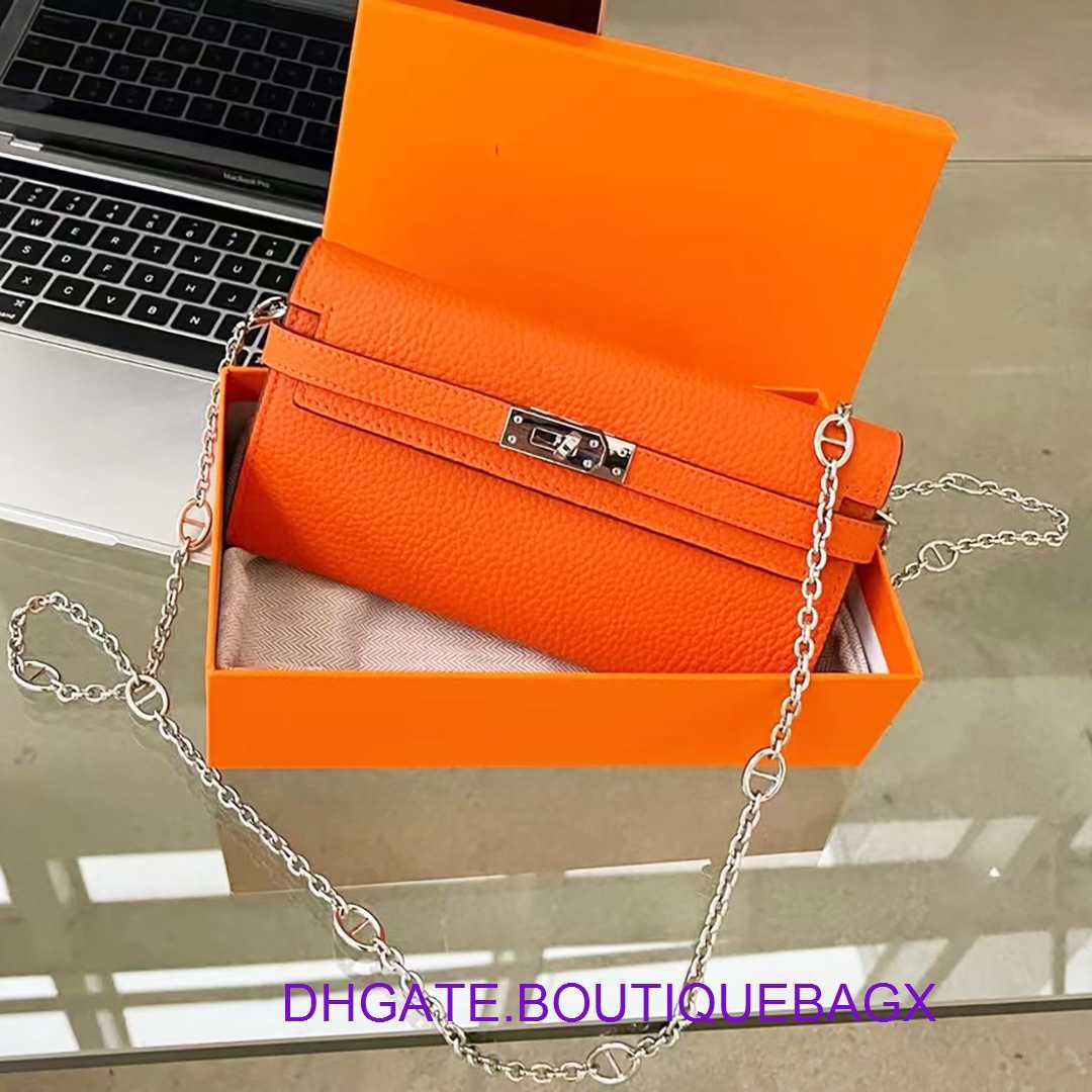 

Designer Hremm Kelys's Bags for sale Lychee Pattern Wallet Classic High Quality Topcoat Cowhide Handle Chain Straddle Shoulder Bag Girl Have Real Logo, Cowhide - blue