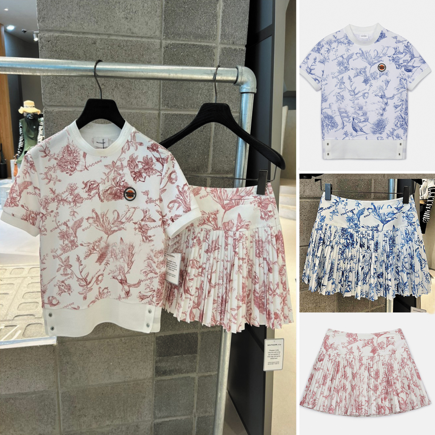 

Outdoor T Shirts 23 Original Southcape Golf Set Women  T shirt Short Skirt 100 Pleated Anti Shining Fashion Trendy Dress 230509, Blue top