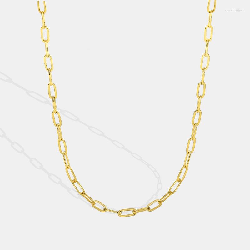 

Pendant Necklaces 2023 Basic Style Simple Fashion Necklace Clip Chain Clavicle Ins Cold Choker For Women