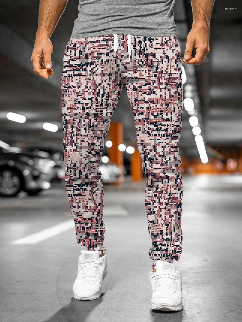 

Men's Pants Mens 3D Printed Elasticated Trousers Hip Hop Streetwear Men, 23