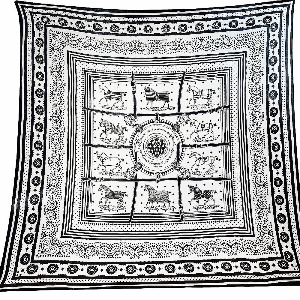 

Sarongs 130cm Paisley Print Winter Silk Cashmere Scarf Shawls Keep Warm Pashmina Women Square Scarves Wraps Brand Hijab Bandana 230508