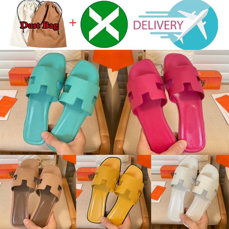 

Colorful Designer For Womens H Sandals Oran Leather Slippers Luxury Sandal Slides Flat Flip Flops Crocodile Pink White Slide Ladies Beach Summer Beach amazing shoe, Color 17