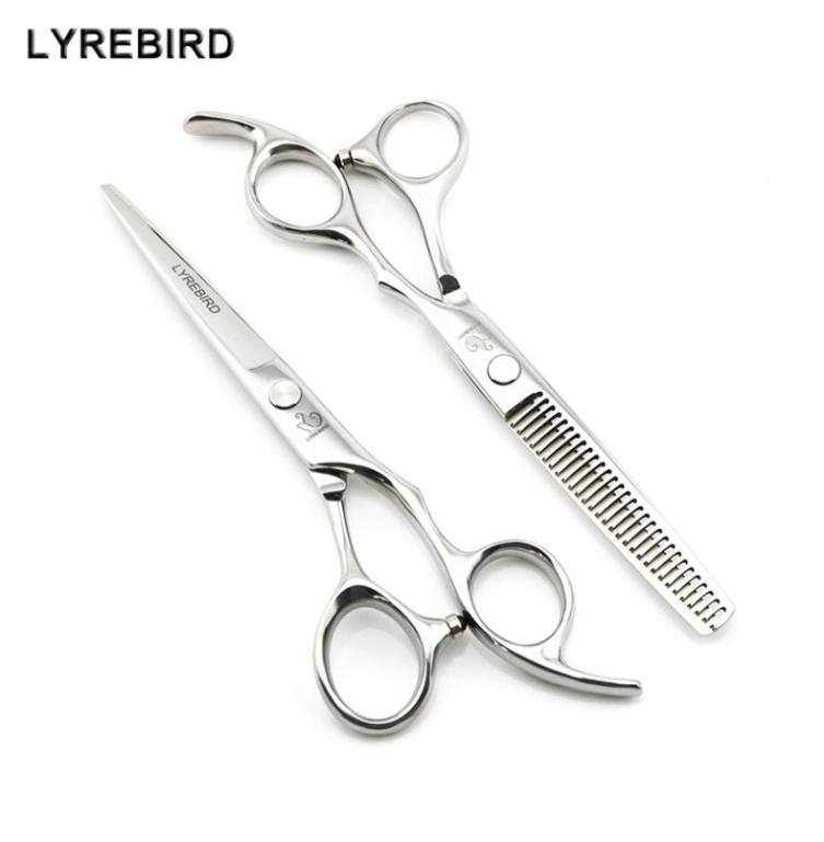 

Japan Hair Scissors set Silver 55 INCH 6 dressing scissors Cutting Very Sharp Lyrebird 2201211314047