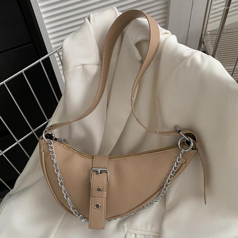 

Evening Bags Women Underarm Bag Vintage Y2K Gothic Shoulder Trendy Punk Spicy Girl Tote Rock Girls Chain Korean Fashion Handbags, Black
