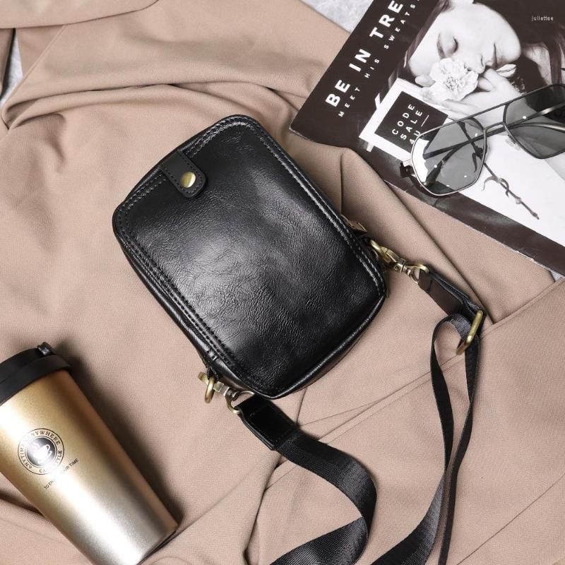 

Evening Bags Korean Version Of The Trend Mens Shoulder Bag Casual Japanese And Slung, Black