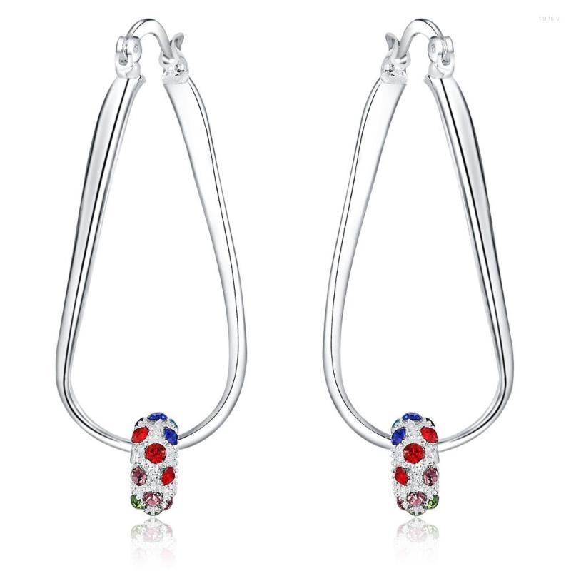 

Dangle Earrings High Quality Fashion Jewelry 925 Sterling Silver Czech Diamond Tassel Woman Wedding Engagement Gift