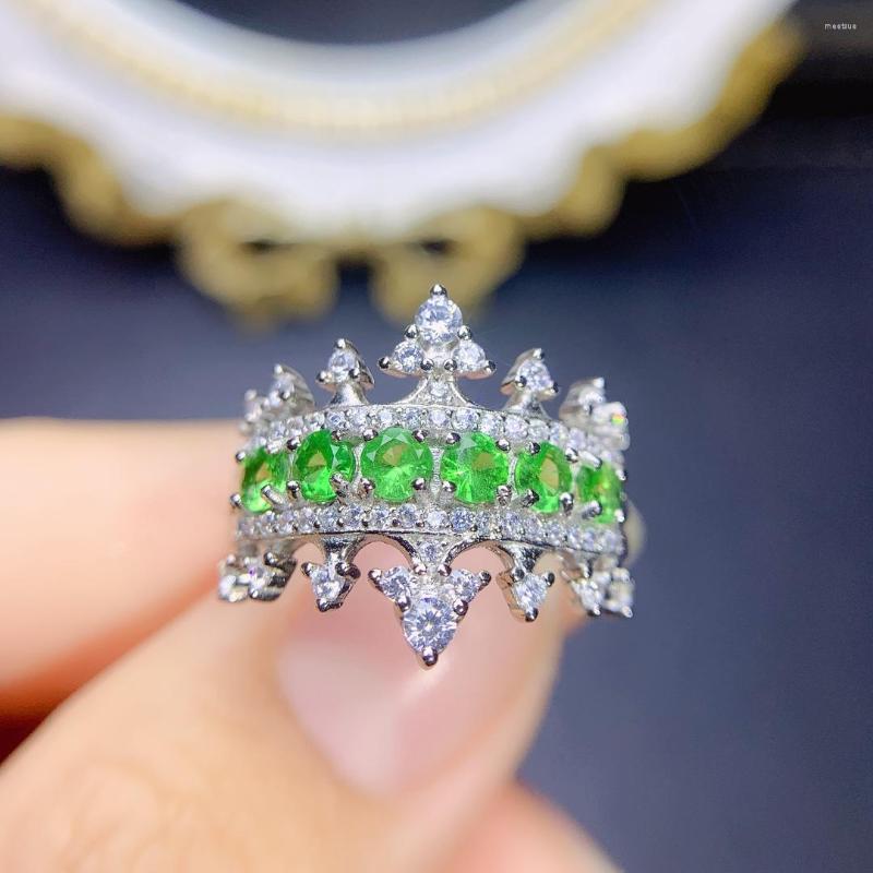 

Cluster Rings Sterling Silver 925 Engagement Ring Women's Luxury Generous Gemstone Natural Savre Stone Jewelry Original Date