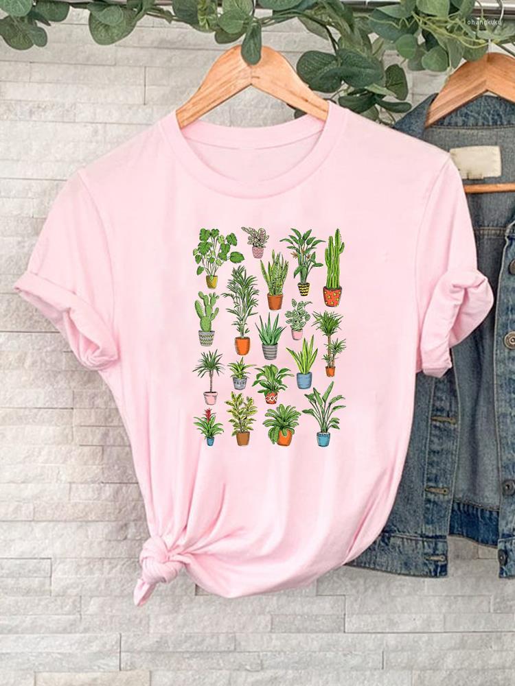

Women' T Shirts Fashion Short Sleeve Casual T-shirts Cute Clothes Women Female 90s Style Flower Trend Summer Clothing Print Graphic Tee, Laqa28872