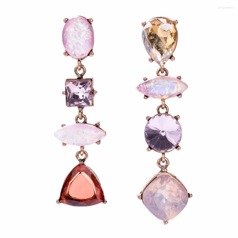 

Dangle Earrings Design Fashion Rhinestone Crystal Pendant Drop Women Er Earings Accessories