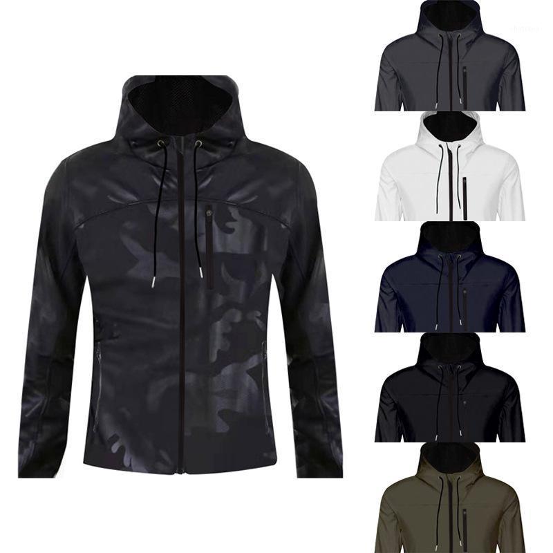 

Men's Jackets Casual Plus Velvet Windproof Long Sleeve Drawstring Coats For Men Autumn Winter Fashion Solid Hooded Turtleneck Loose Jacket, 06 camouflages