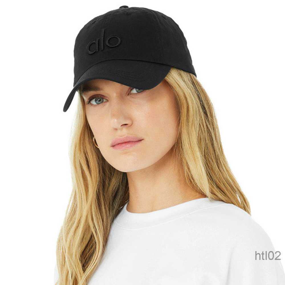 

Designer Hats Alo Yoga Cap For Men And Women's Large Cap Shows Small Face Versatile Baseball Cap Outdoor Sports Trend Sunscreen Hat Balck, Pink embroidery
