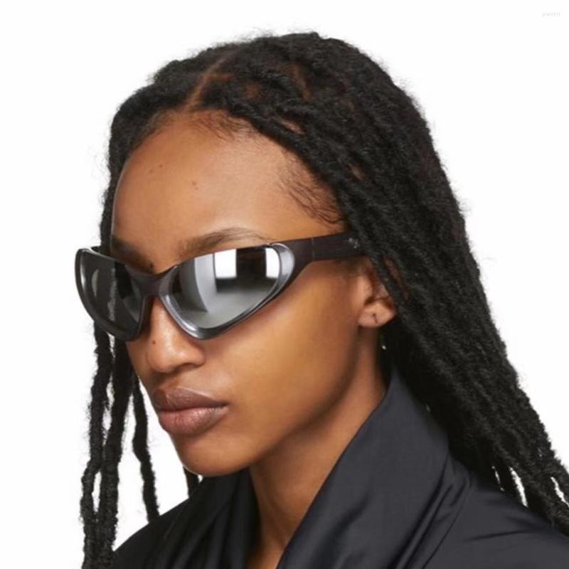 

Sunglasses Steampunk Mirror Sports Women 2023 Punk Wrap Around Sun Glasses For Men Windproof Goggles UV400 Eyewears