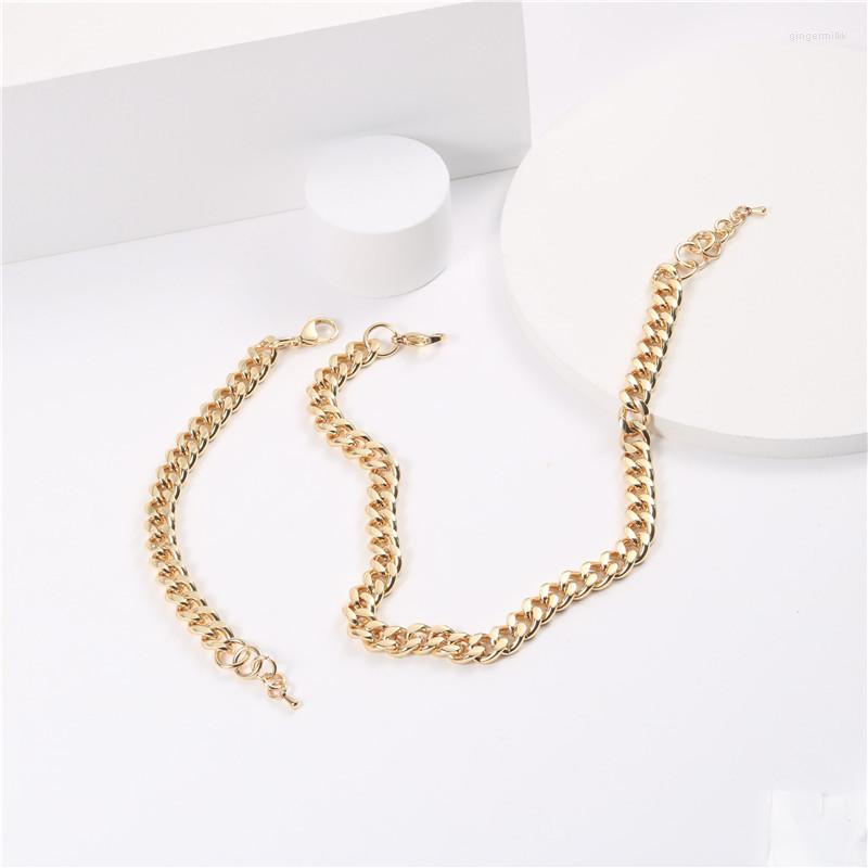 

Chains JOOLIM Jewelry Wholesale High End Pvd Plated Finish No Fade Chunky Solid Cuban Chain Choker Stainless Steel Necklace For Women