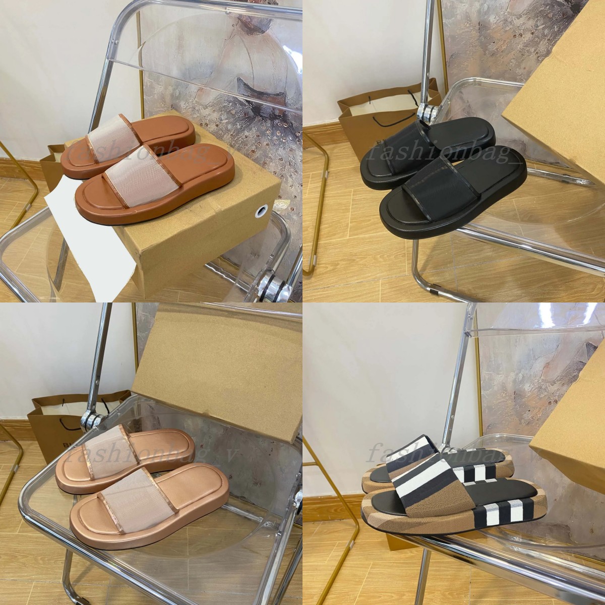 

Designer Sandals Women Flat Bottom Slippers Summer Outdoor Beach Sandals Fashion Letter Slides Hotselling Flip Flat Rubber Sandal