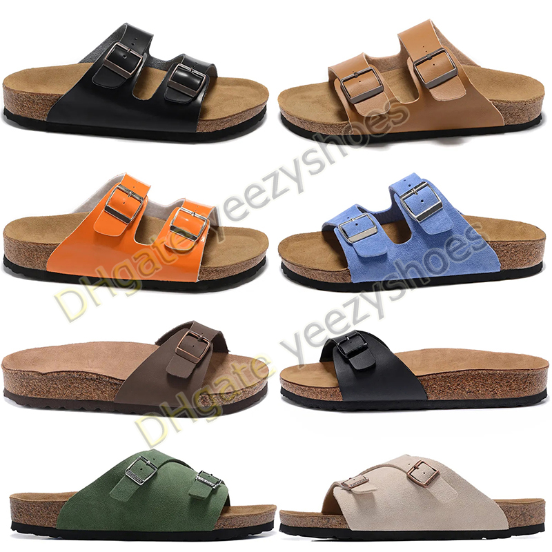 

Slippers for Mens Womens Birksstocks Slippers Boston Clogs Sandal Designer Sneakers Clog Sandals Arizonas Slides Pink Black White Suede Leather Outdoor Indoor, 41