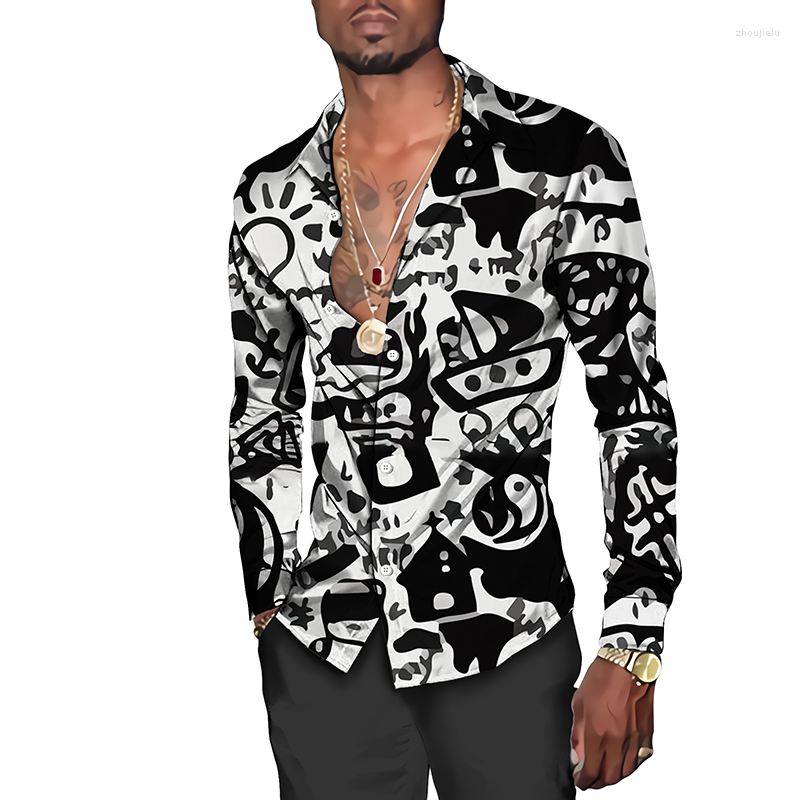 

Men's Casual Shirts Men Shirt 2023 Arrival Summer Printed Top Hawaii Flower Beach Floral Patterns Short Sleeve For Male, Short sleeve-h