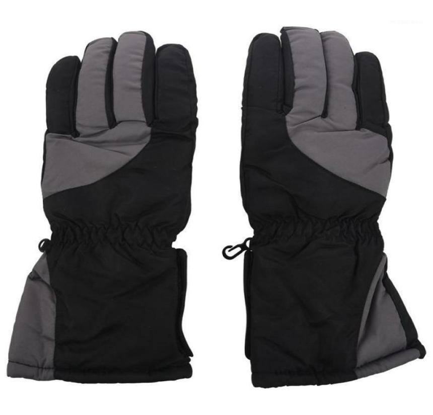 

Electric Five Finger Ski Gloves 5Th Battery Heating Gloves Thickening Heating16935911, Black