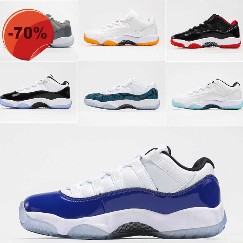 

Sandals With Box Bred 11S Low Mens Basketball Shoes Bright Citrus Concord Sketch Women Sneakers With Tag Cool Grey Legend Blue Light Bone Snakerskin, 9-navy snakerskin