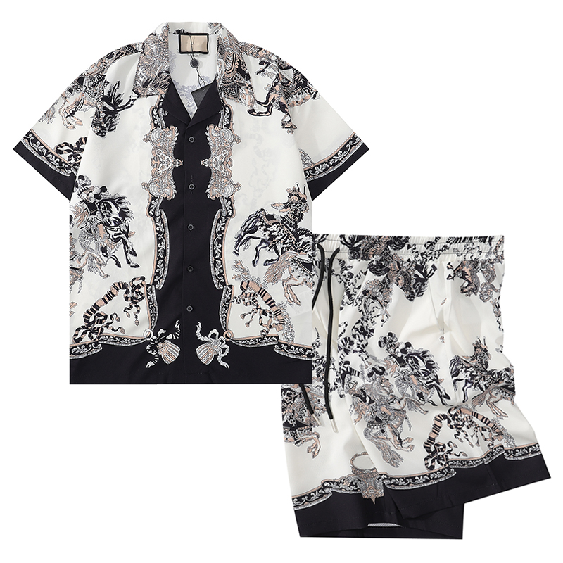 

Mens Designer Tracksuit Luxury Designer Shirts short sleeve Geometric print shirt Men Beach Shorts Fashion Swim Short, 14