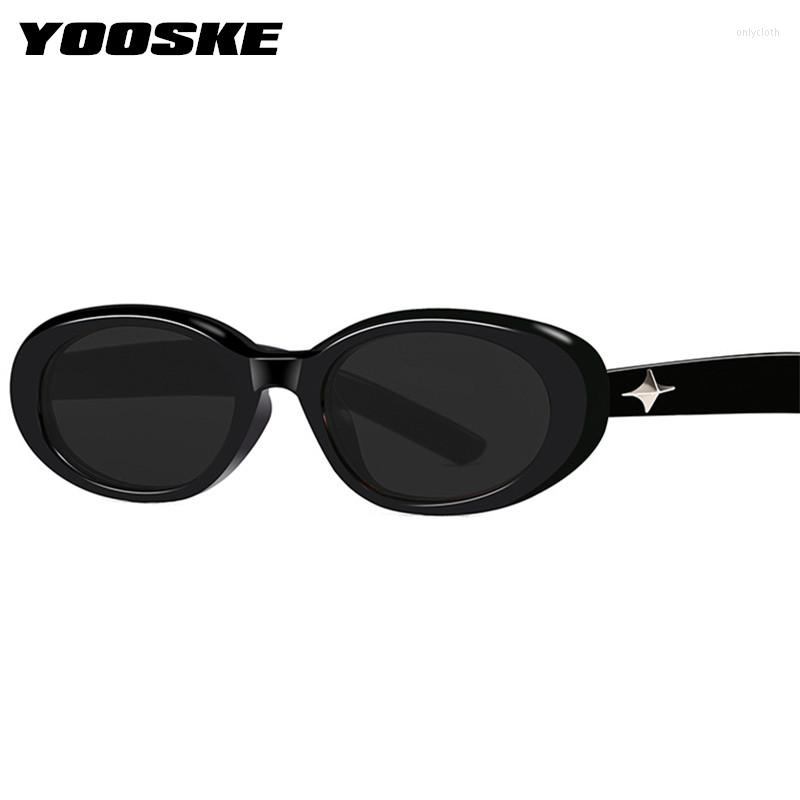 

Sunglasses YOOSKE Small Oval Women Men Vintage Polarized Sun Glasses Male Classic Design Black Eyewear UV400 Goggles Ladies