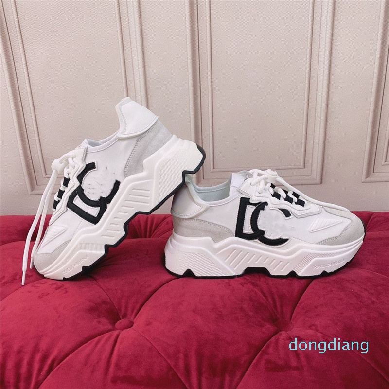 

2023 new top Designer Men Causal Shoes Fashion Woman Leather Lace Up Platform Sole Sneakers, 11