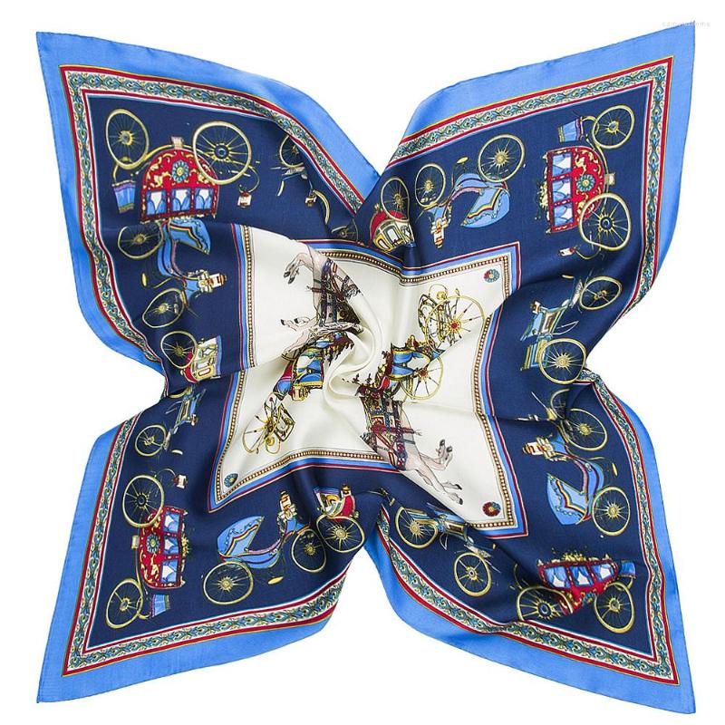

Scarves Women Silk Square Bag Scarf Lady Print Design Fashion Female Shawl And Wraps Bandana Neck Kerchief Foulard Summer