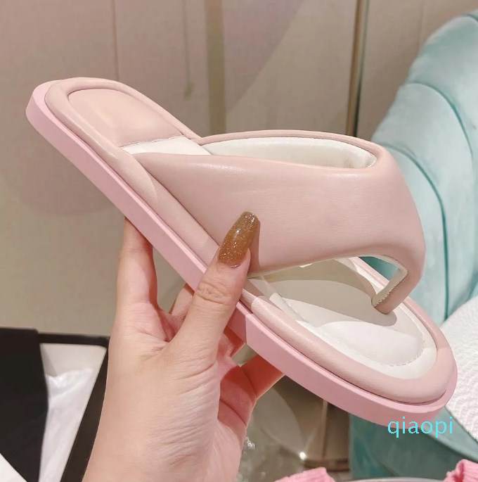

Spring sandal slipper white fat flip flops bread thick soles High slippers sandals platform shoes, #6
