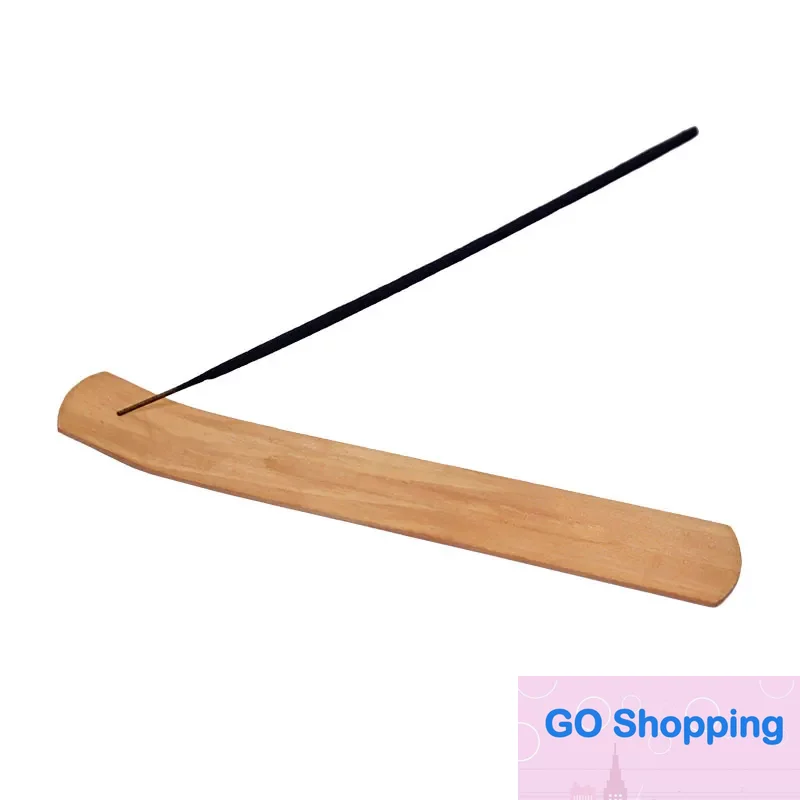 

Wholesale Natural Plain Wood Incense Stick Ash Catcher Burner Holder Wooden Incense Sticks Holder Home Decoration
