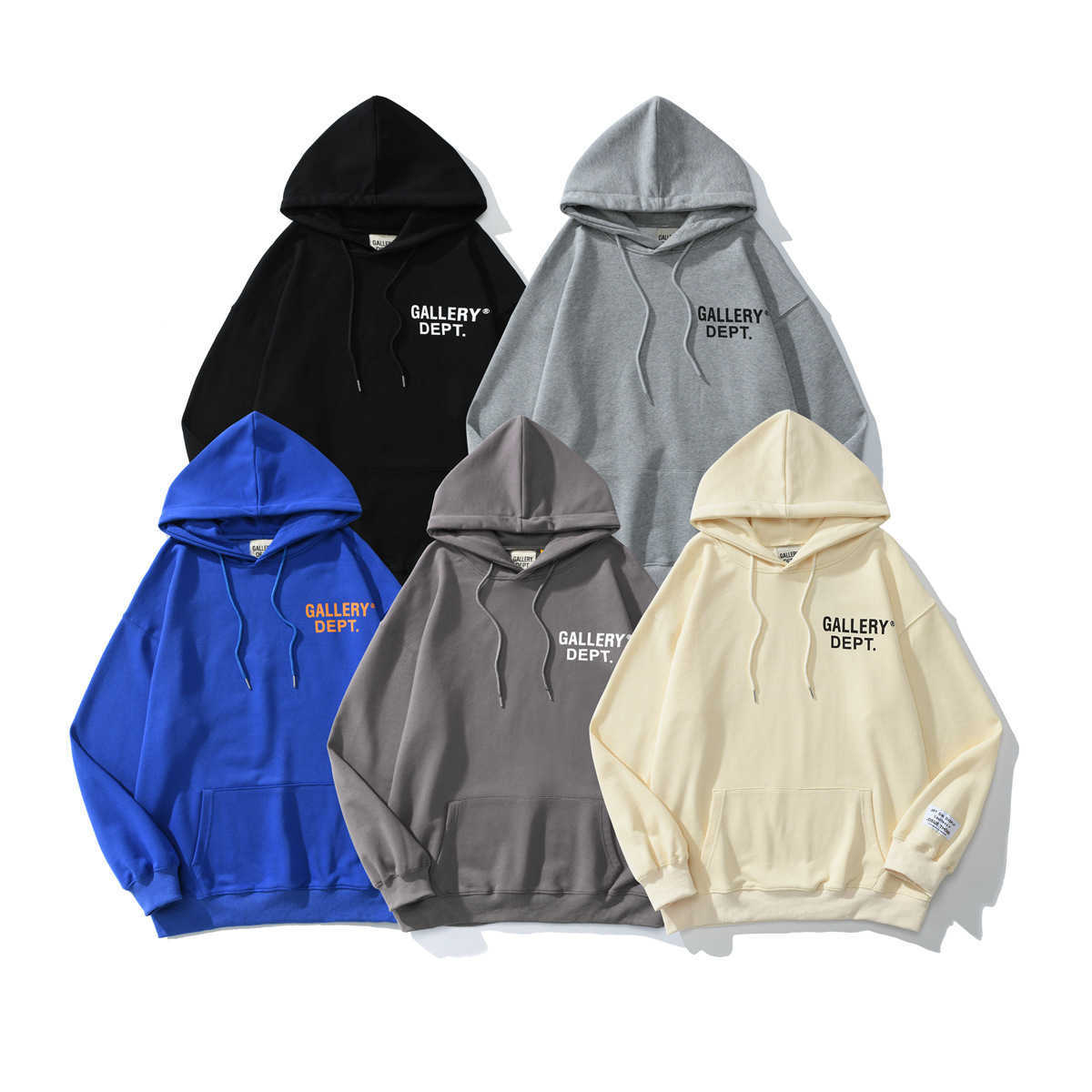 

Gary classic letter print Hoodie ins men's and women's high street loose cotton Pullover