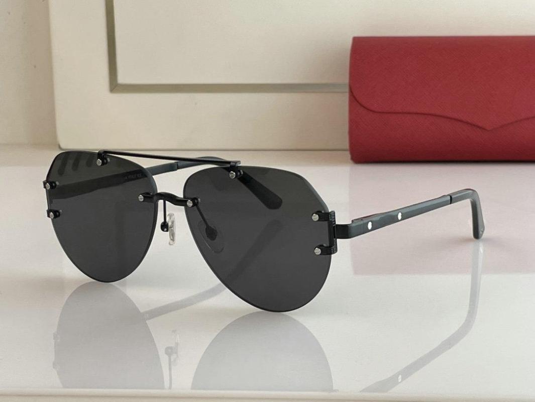

Sunglasses Rimless Fashion Female Male Pilot Sun Glasses Summer Travel