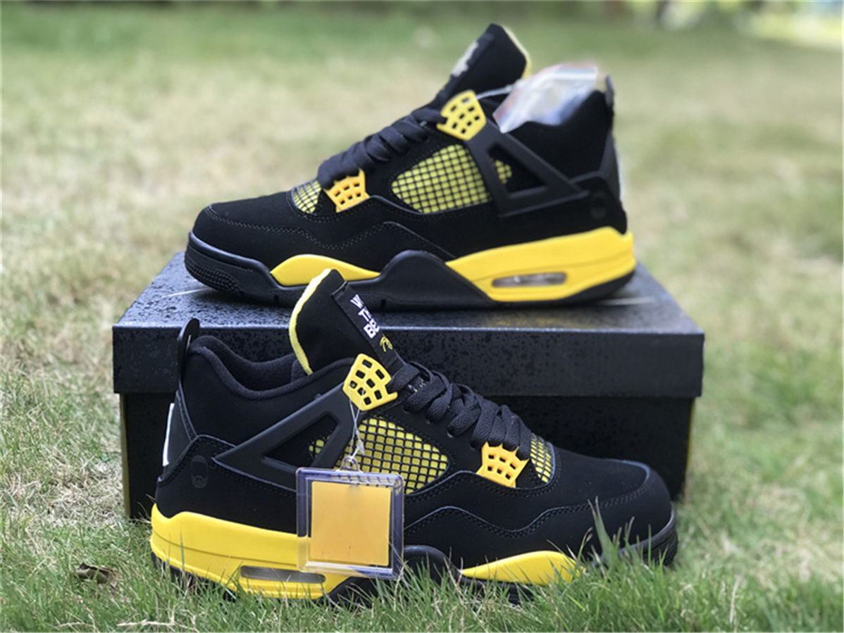 

2023 Release 4 Thunder PE Athletic Shoes Black Tour Yellow DH6927-017 University Blue White Oreo Outdoor Sneakers Size 36-47