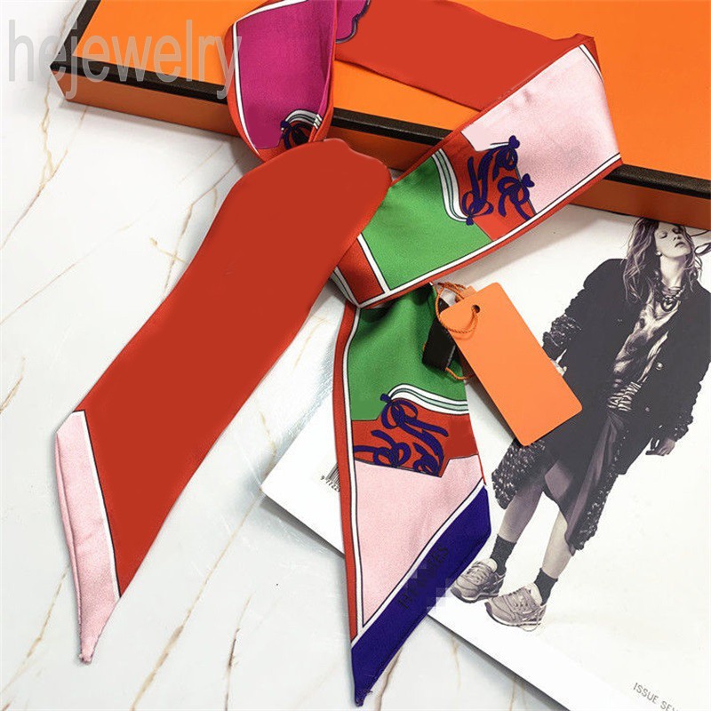 

Mini accessories silk scarf colorful scarves designer creative modern ornaments spring summer headband ribbon ladies scarf designers popular PJ076 B23