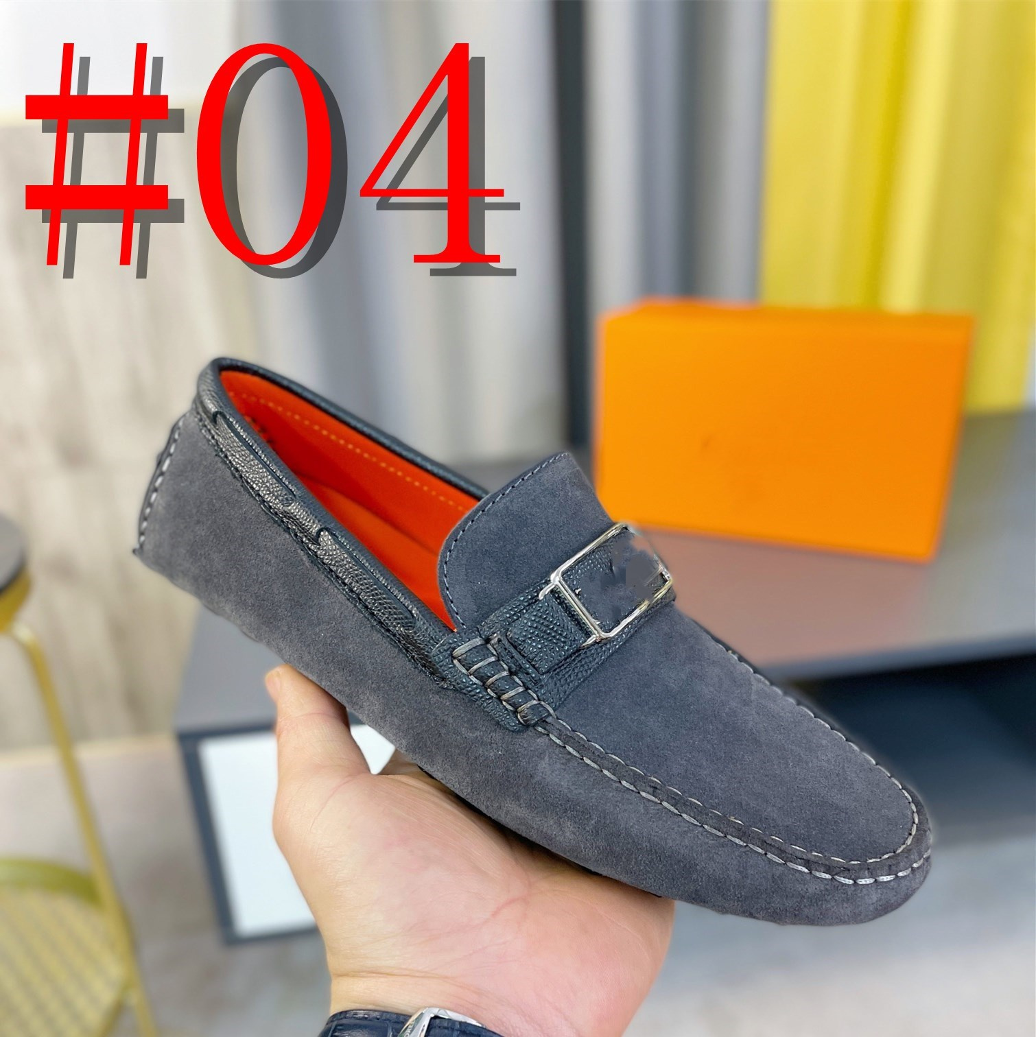 

13MODEL 2023 New Summer Shoes Men Classic Fashion Retro luxurious Leather lined Comfy Driving Footwear Men Designer Loafers Shoes, #07
