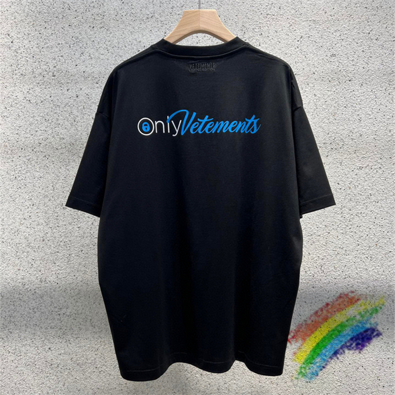 

Men' T-Shirts Only Vetements T-Shirt Men Women 1 1 Quality ss Oversized T Shirt Tops Tee 230509, 25