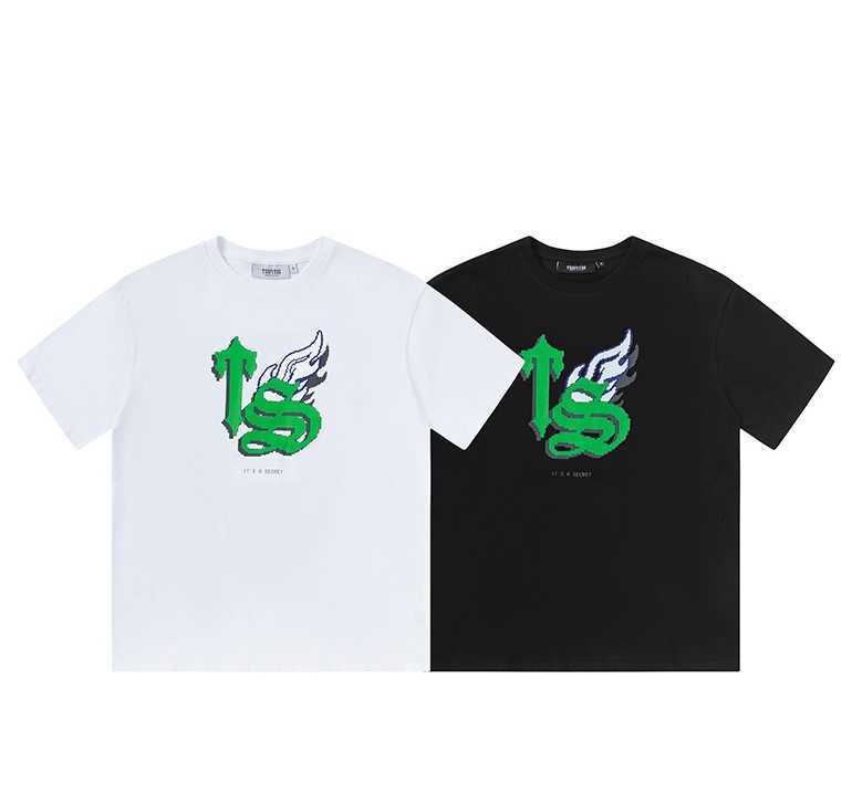 

Designer Fashion Clothing Tshirt Tees Trapstar It s a Secret Printed Short Sleeve Mens Womens Tshirt Summer Cotton Trend brand Loose Short Sleeve Luxury Casual Stree, Black