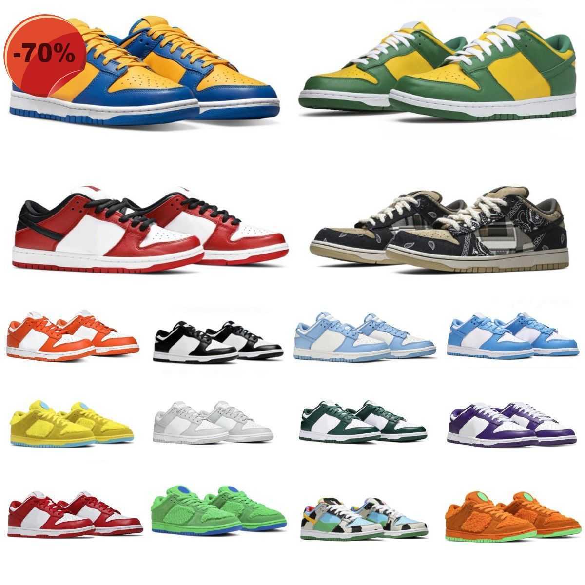 

Sandals With Box Running shoes panda sb mens sneakers triple pink grey fog syracuse team green university blue walking jogging otdoors dunked lows spor, 31